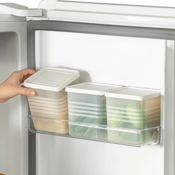 Fridge Storage Boxes – Food Storage Containers for Kitchen, Refrigerator & Pantry Organization (Pack of 6)