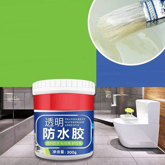 300ml Magic Crack Fill Glue With Brush (White) – Waterproof Wall Crack Filler & Sealant