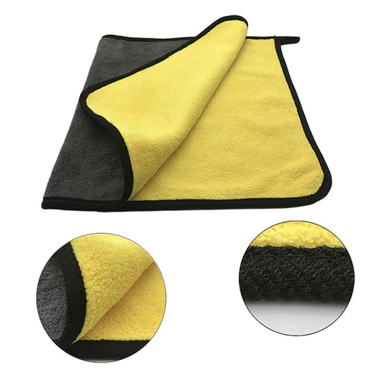 Multipurpose Absorbent Microfiber Cleaning Cloth – Super Soft, Lint-Free, and Quick-Drying(BUY ONE GET ONE FREE )